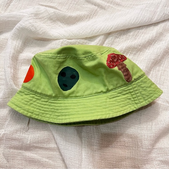(SOLD) Coney Island Picnic Neon Green Bucket Hat • Mint Condition - Picture 6 of 10